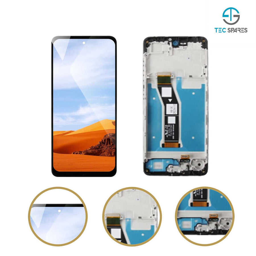 Motorola Moto G04S XT2421-8 Replacement LCD Display Touch Screen + FRAME