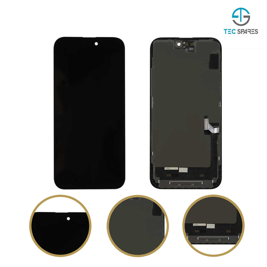 iPhone 15 Plus A3094, A2847, A3093, A3096 Soft OLED LCD Display Touch Screen Replacement
