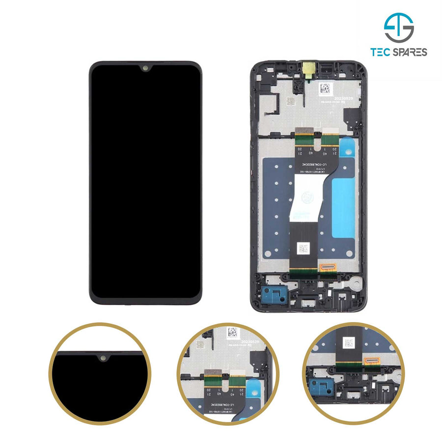 LCD For Galaxy A05s SM-A057F Screen Digitizer Full Assembly Replacement Frame