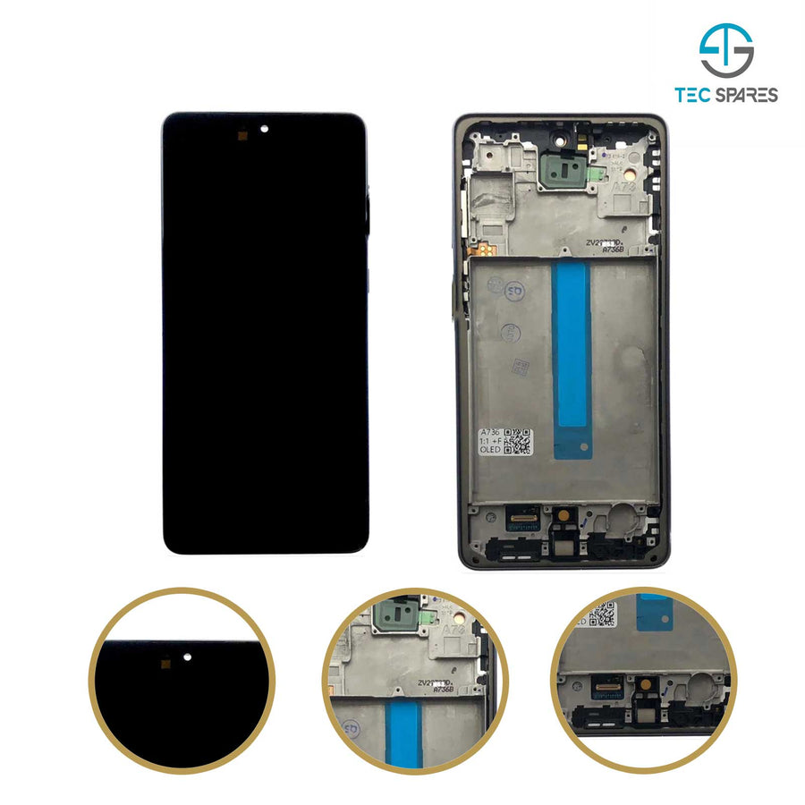 Samsung Galaxy A73 5G SM-A736B SM-A736B/DS TFT INCELL LCD Display Touch Screen FRAME