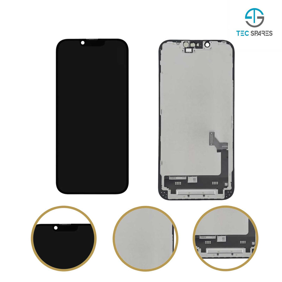 iPhone 16E A3212, A3409, A3410 Soft OLED LCD Display Touch Screen Digitizer Replacement