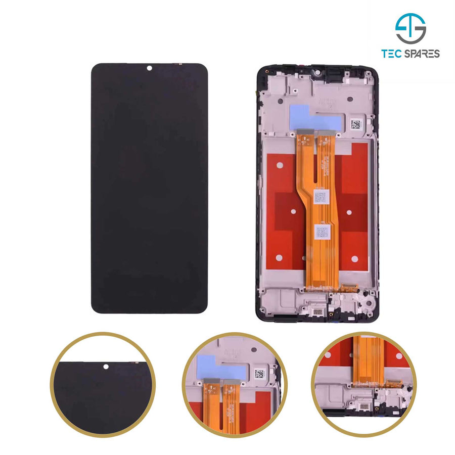 Samsung Galaxy A07 4G SM-A075B, SM-A075B/DS, SM-A075F LCD Display Screen Frame