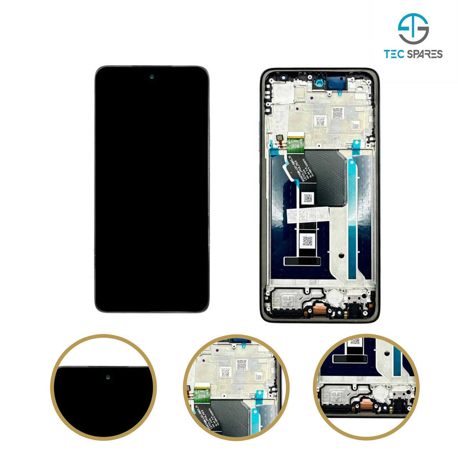 Motorola Moto G56 XT2529-2 LCD Display Touch Screen Digitizer Replacement FRAME