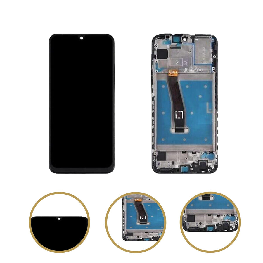 Huawei P Smart 2019 POT-LX1 Replacement Screen LCD and Touch Digitizer Frame