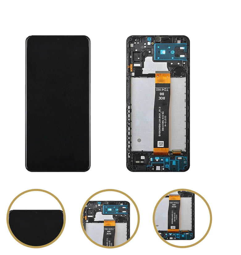 Samsung A13 5G SM-A136U SM-A136U1 A136B Replacement LCD Touch Screen Display Frame 2021