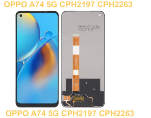 OPPO A74 5G LCD Screen Display Touch Screen Digitiser Replacement CPH2197 CPH226