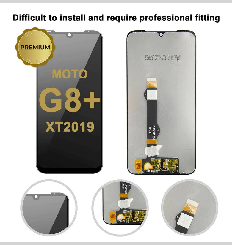 LCD Screen For Motorola Moto G8 Plus G8+ Display Touch Digitizer Black
