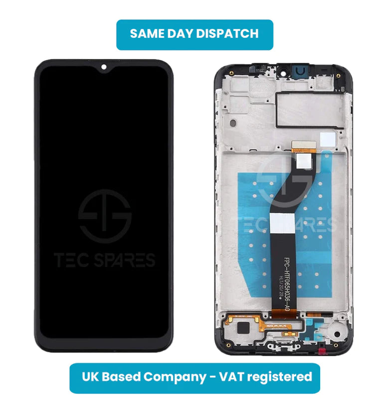 LCD Touch Screen Display Digitizer For Moto G8 Power Lite XT2055-1/XT2055 +Frame
