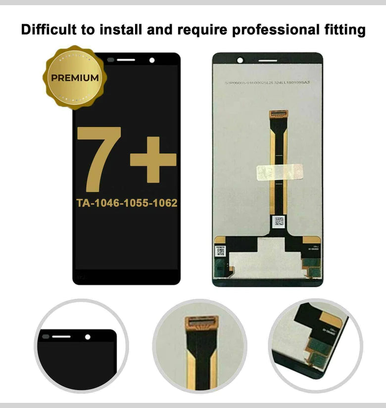 Nokia 7 Plus LCD Display Touch Screen Digitizer Assembly TA-1046-1055-1062
