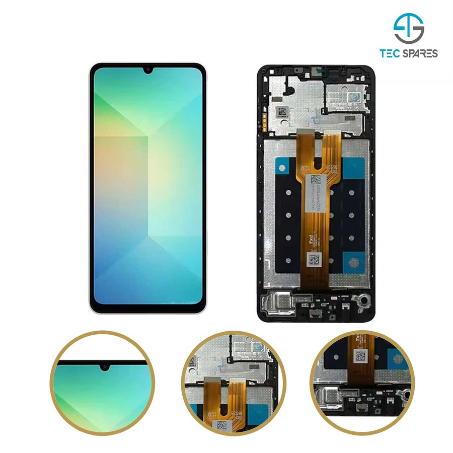 Samsung Galaxy A06 5G SM-A066B, SM-A067B/DS LCD Display Touch Screen Frame