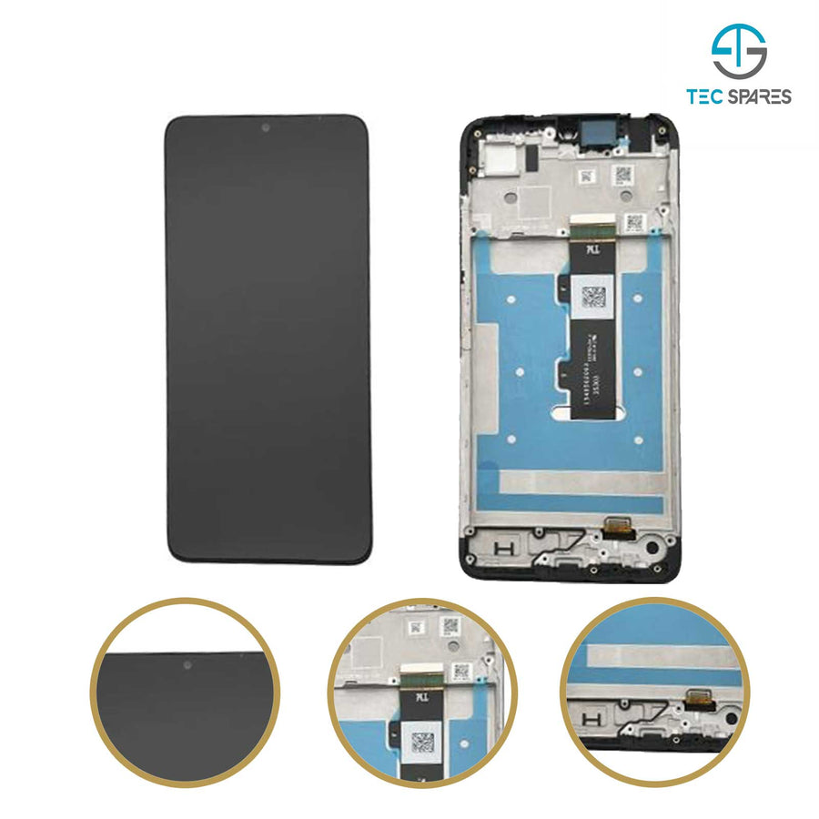 Motorola Moto G06 Power XT2535-13 Replacement LCD Touch Screen Display + Frame