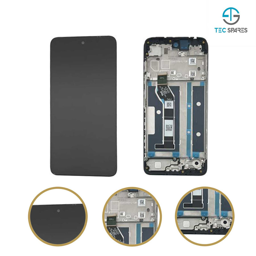 Motorola Moto E15 2025 XT2523 Replacement LCD Display Touch Screen Digitizer + Frame