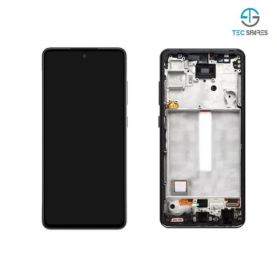 Samsung Galaxy A52 4G A52 5G SM-A525F/526B OLED Screen Display Glass +Frame