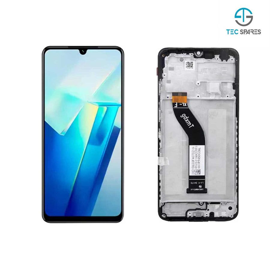 Xiaomi Redmi 14C 2411DRN47C, 2409BRN2CA LCD Touch Screen Display With Frame