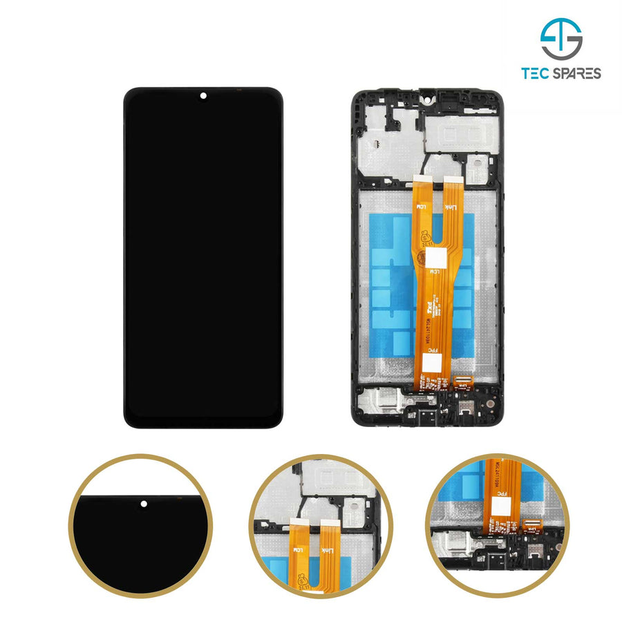 Samsung Galaxy A06 4G SM-A065 Replacement LCD Display Screen Touch Digitizer +Frame