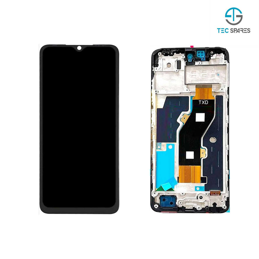 Infinix Hot 40i X6528B Replacement LCD Touch Screen Display Digitizer + Frame