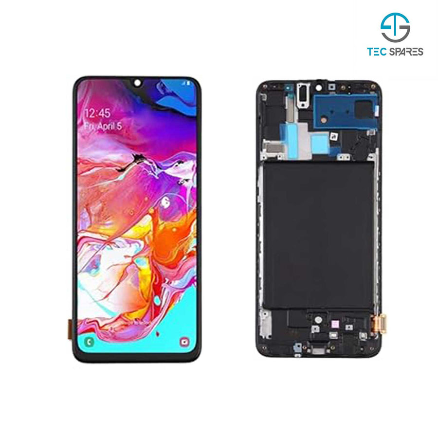 Samsung Galaxy A70 SM-A705 Incell TFT LCD Screen Display Touch Digitizer Frame