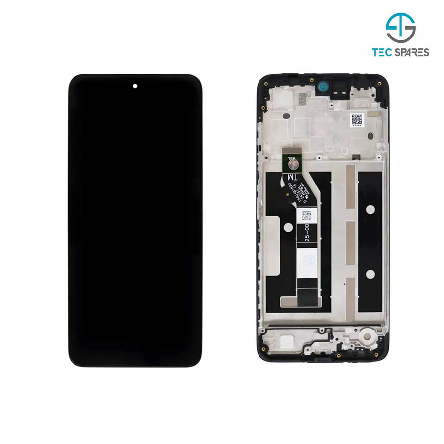Moto G35 XT2433 Replacement LCD Display Screen Touch Digitizer + frame