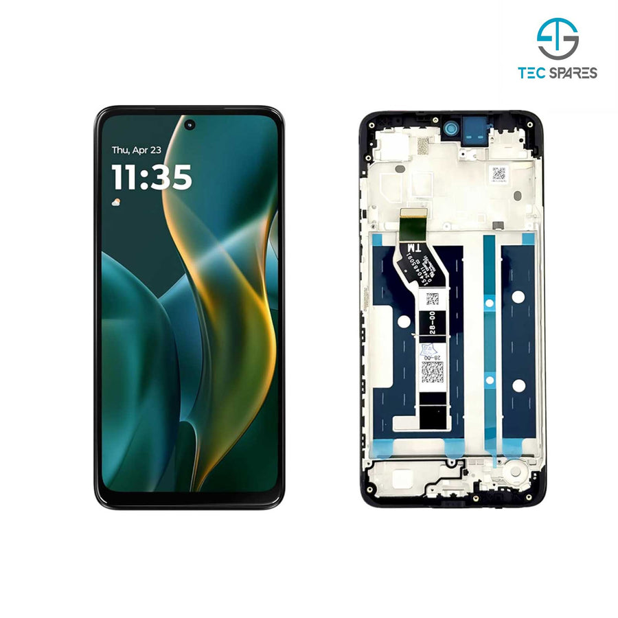 Motorola Moto G15 XT2521 Replacement LCD Display Screen Touch Digitizer W/ Frame