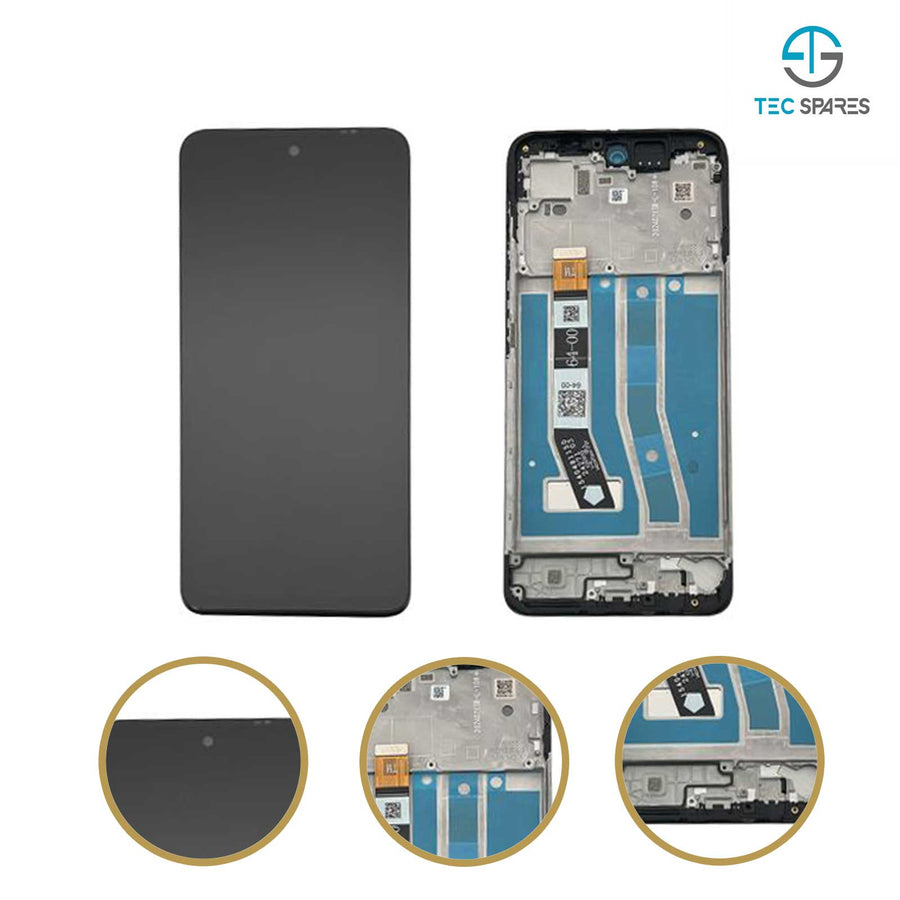 Motorola Moto G55 XT2435 5G Replacement LCD Display Touch Screen Digitizer + Frame