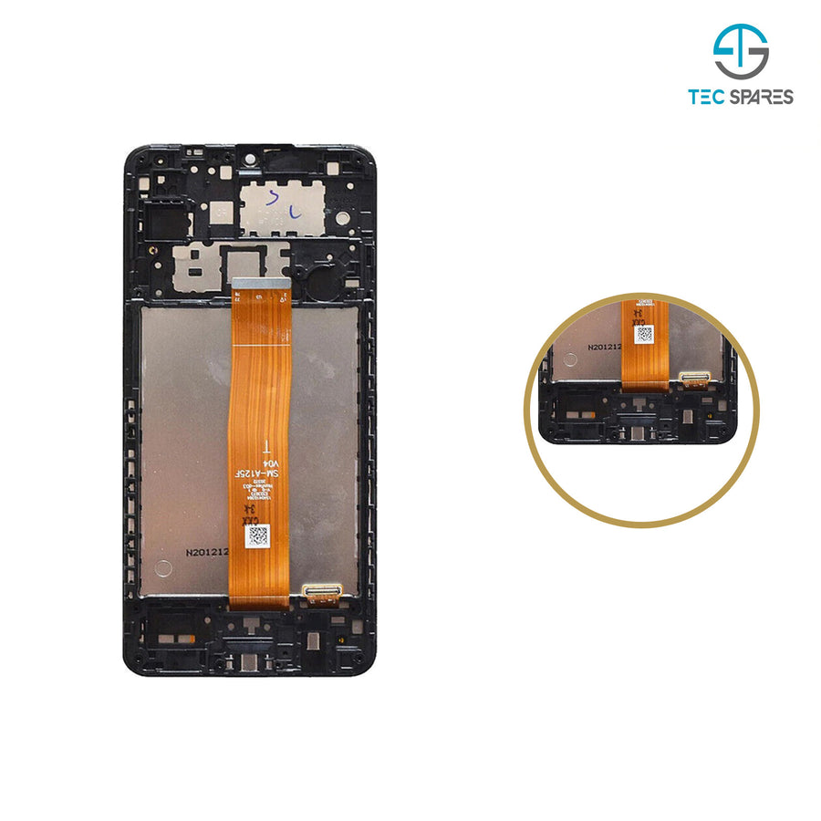 Samsung Galaxy A12 2021 SM-A125F A125M LCD Display Touch Screen + FRAME