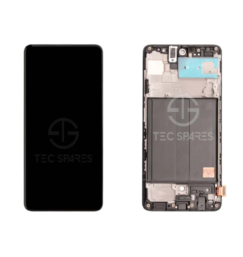 Samsung Galaxy A51 4G SM-A515F OLED LCD Display Screen Touch Digitizer+Frame