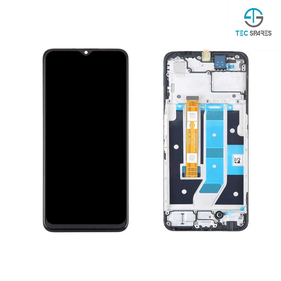 OPPO A78 5G CPH2483 CPH2495 LCD Screen Display Touch Digitizer Glass Frame