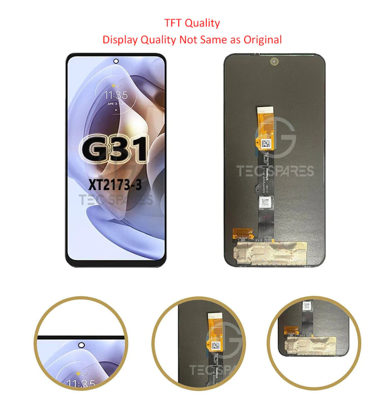 Motorola Moto G31 XT2173-3 LCD TFT Quality Display Touch Screen Digitizer Assembly