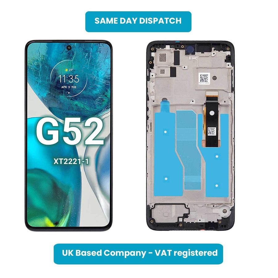 LCD Motorola Moto G52 XT2221 Touch Screen Display Assembly Replacement
