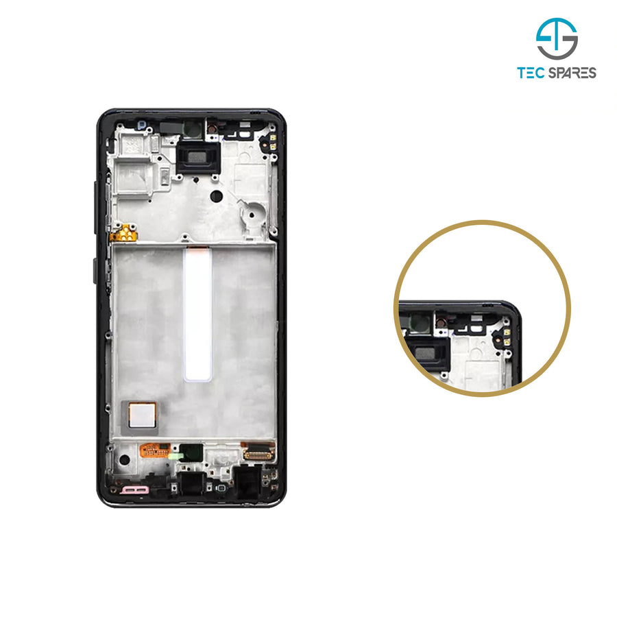 Samsung Galaxy A52 4G A52 5G SM-A525F/526B OLED Screen Display Glass +Frame