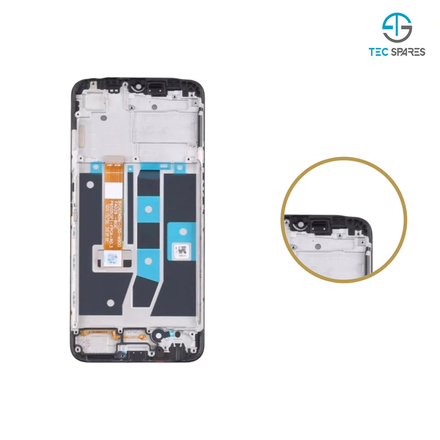 OPPO A16/A16S CPH2271 6.52” Replacement LCD Display Touch Screen Digitizer Frame