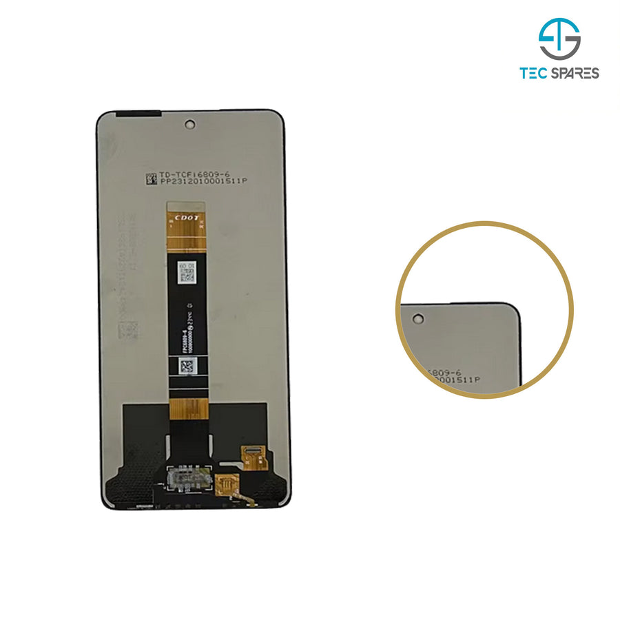TCL 50 SE LCD Display Touch Screen Digitizer Full Assembly Replacement Black
