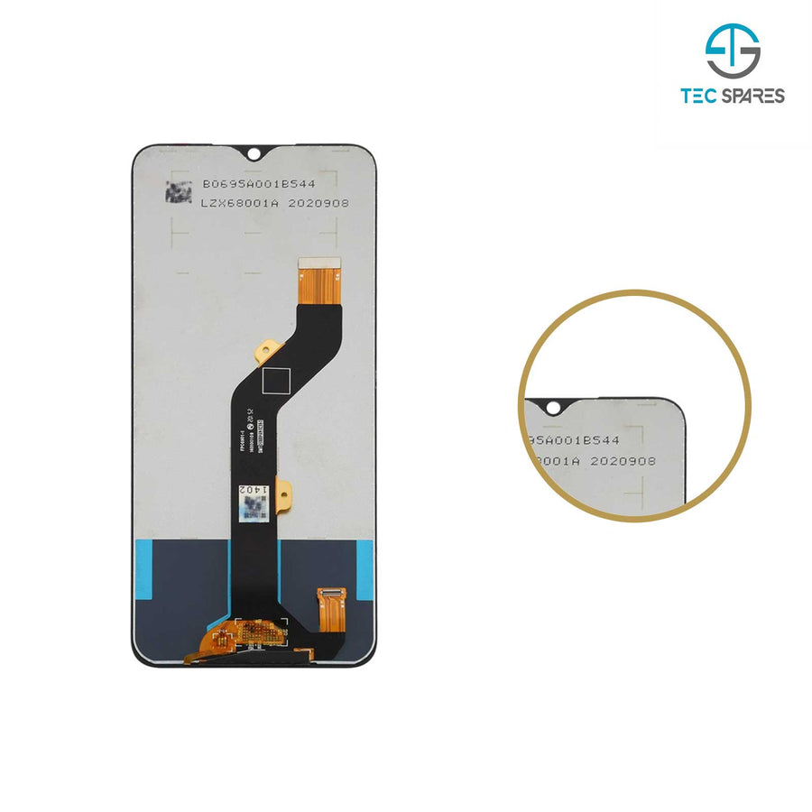 Tecno Pouvoir 4 LC7 LC7S Replacement LCD Touch Screen Display Digitizer