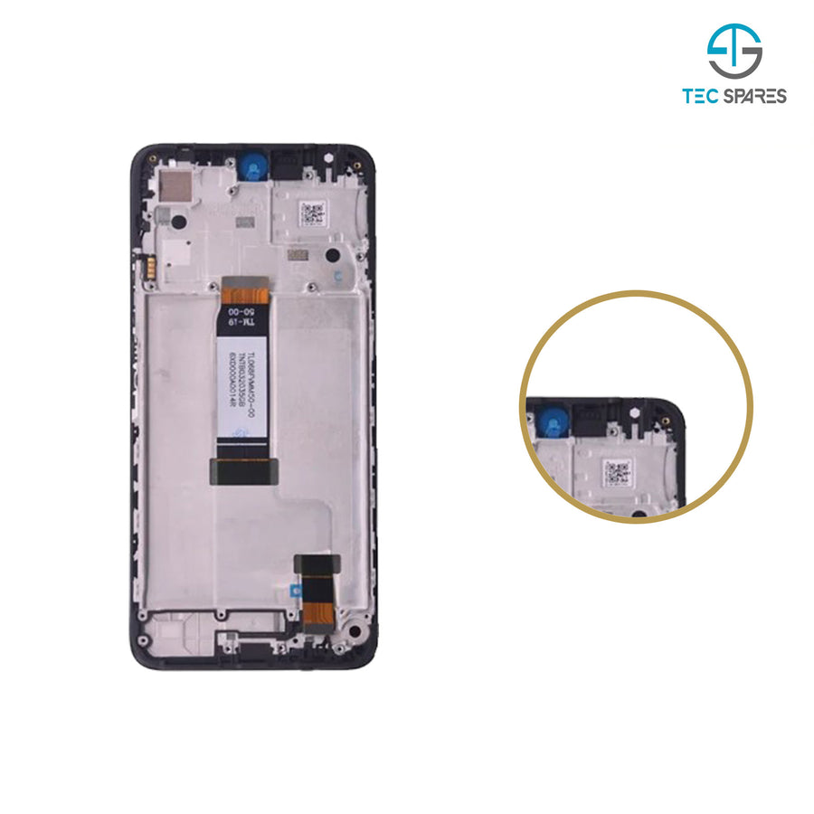 Xiaomi Redmi 12 5g 23076RN4BI LCD Screen Display Touch Replacement FRAME