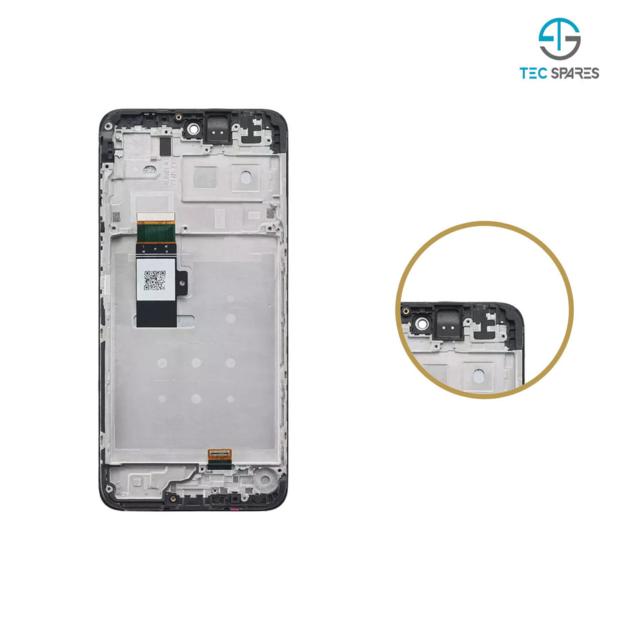 For Moto Motorola Moto G13 2023 XT2331-2 LCD Display Screen Digitizer + Frame