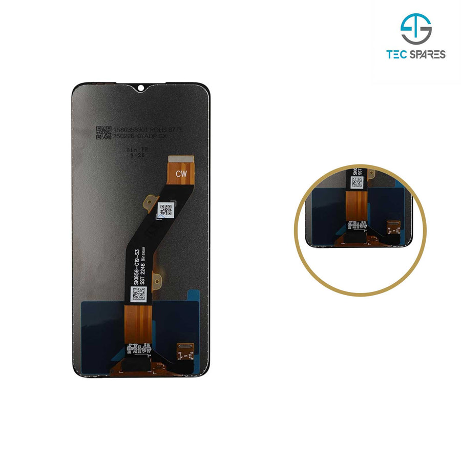 Tecno Pop 7 Pro BF7, BF7h LCD Touch Screen Display Digitizer Replacement Glass