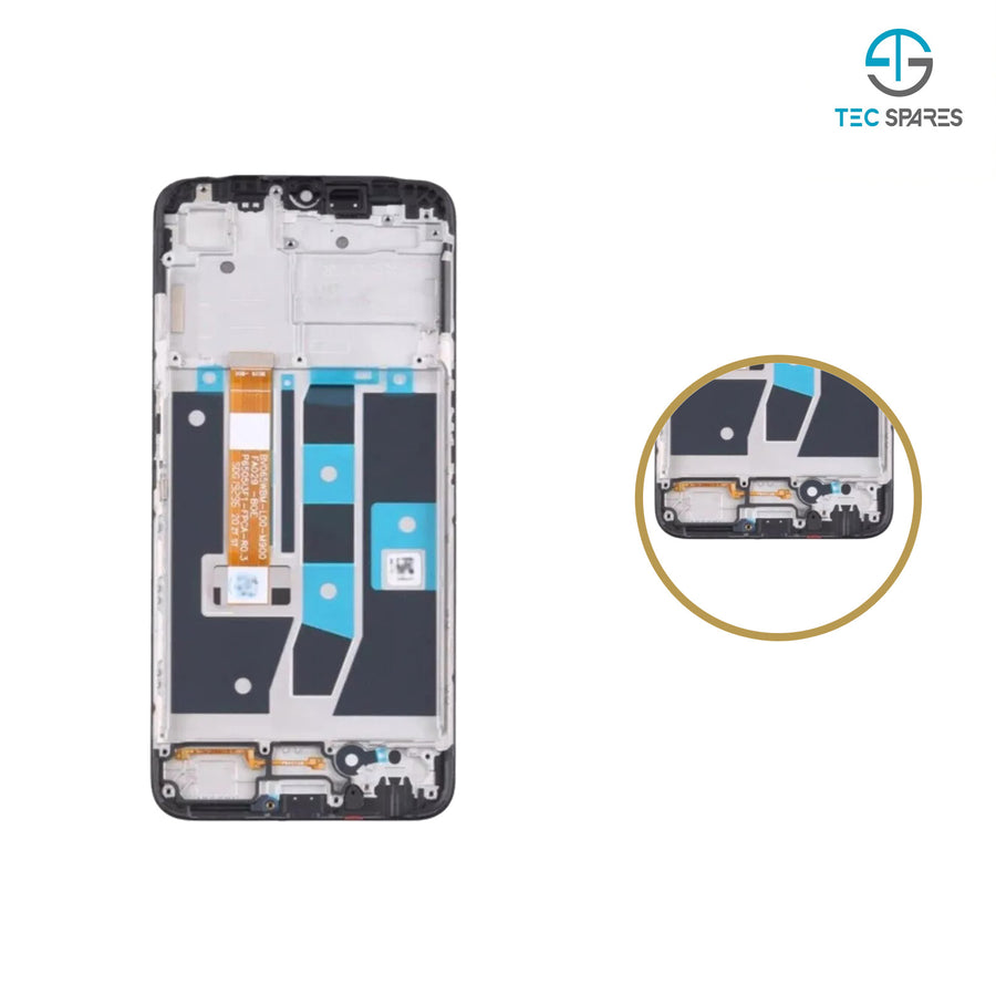 OPPO A16/A16S CPH2271 6.52” Replacement LCD Display Touch Screen Digitizer Frame