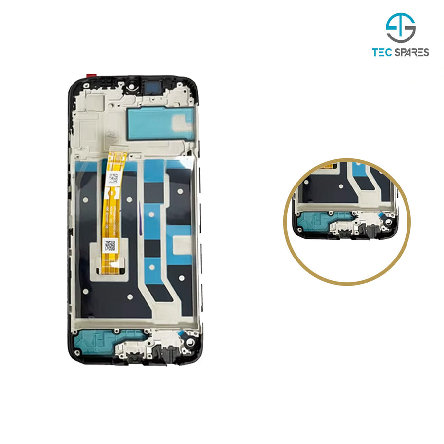 OPPO A17 CPH2477 Replacement LCD Display Touch Screen Digitizer Assembly +Frame