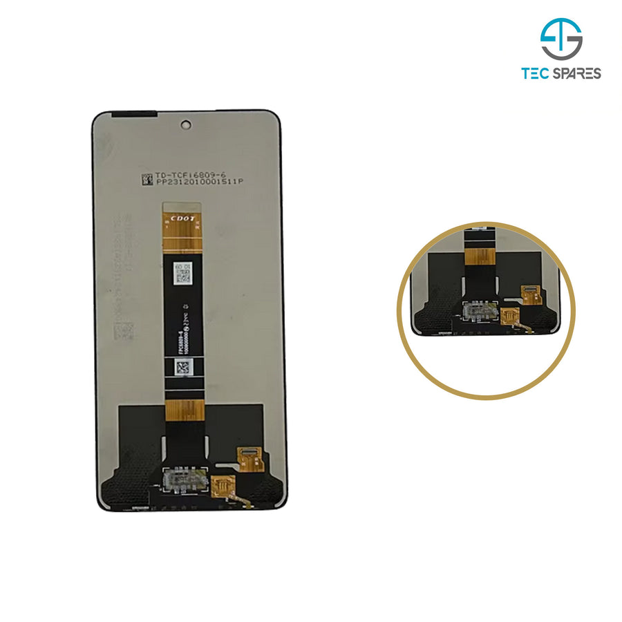 TCL 50 SE LCD Display Touch Screen Digitizer Full Assembly Replacement Black