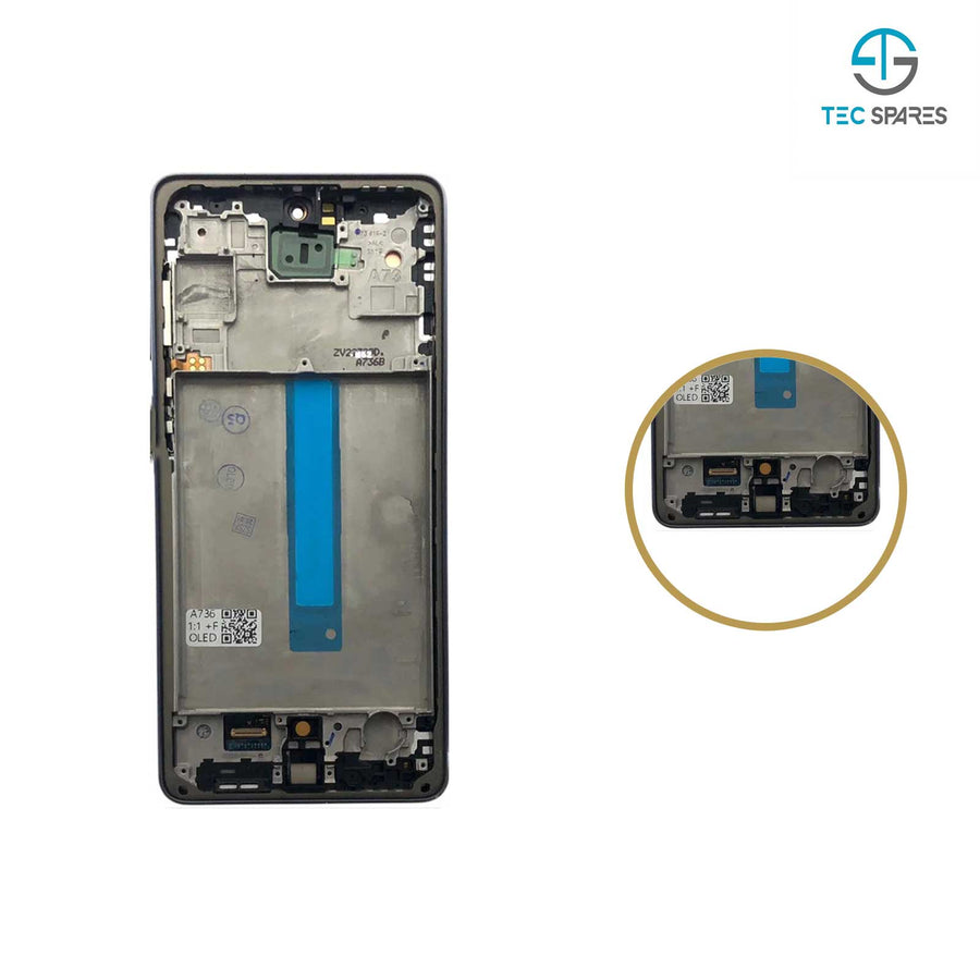 Samsung Galaxy A73 5G SM-A736B SM-A736B/DS TFT INCELL LCD Display Touch Screen FRAME