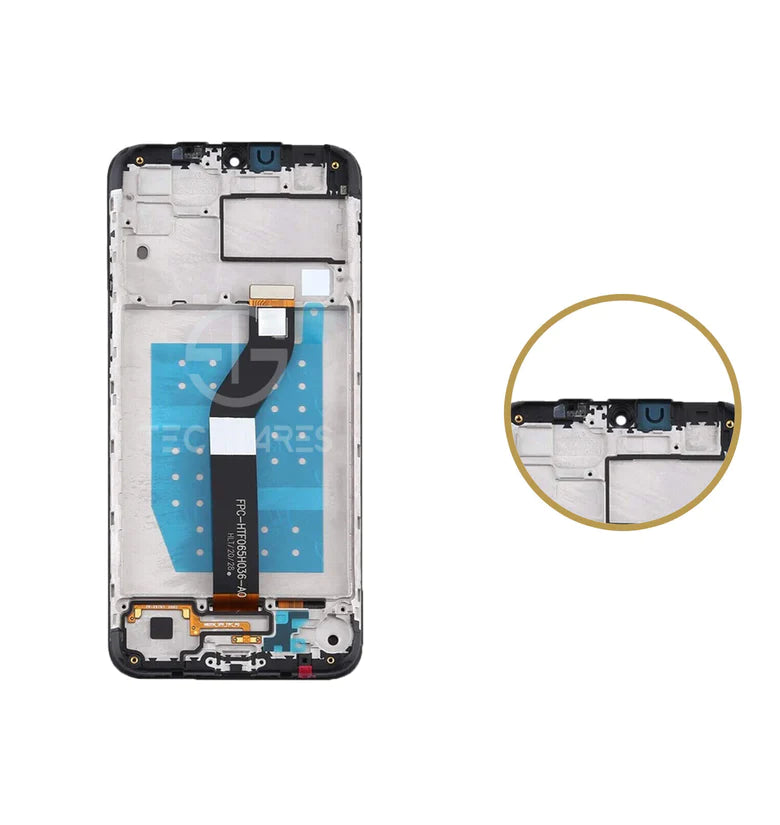 LCD Touch Screen Display Digitizer For Moto G8 Power Lite XT2055-1/XT2055 +Frame