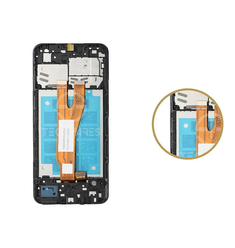 Samsung Galaxy A03 Core A032 LCD Screen Touch Digitizer Assembly With Frame