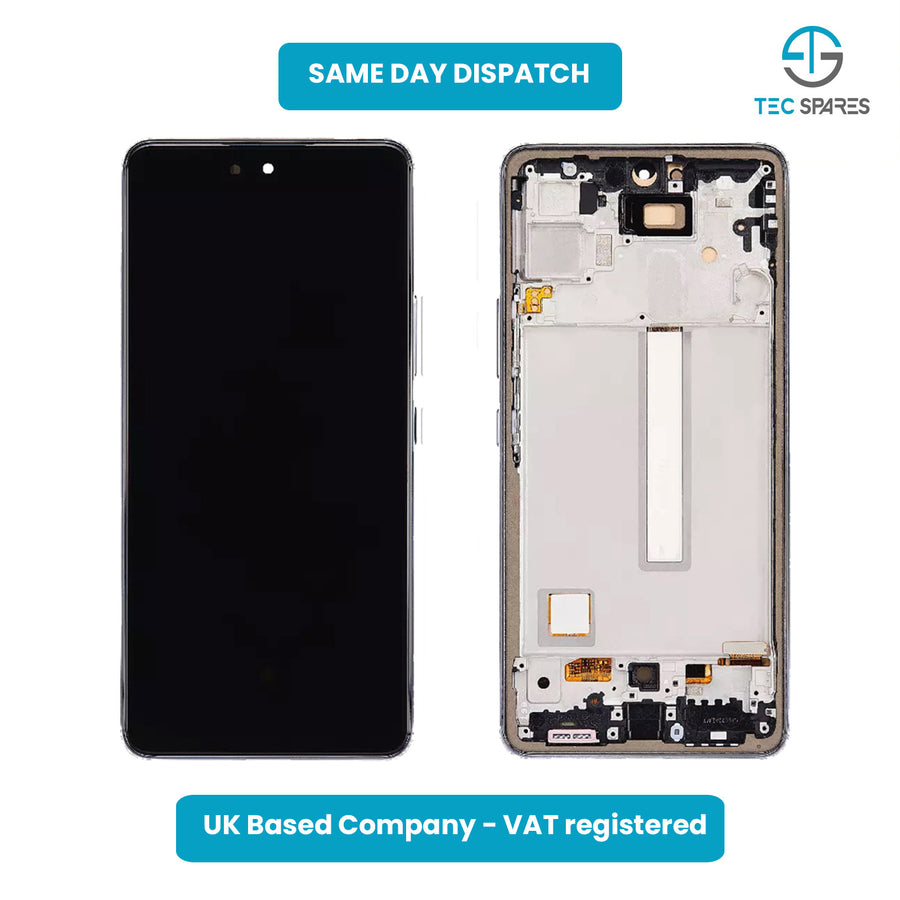 Samsung Galaxy A53 5G LCD Screen Display Glass A536B OLED Digitizer FRAME