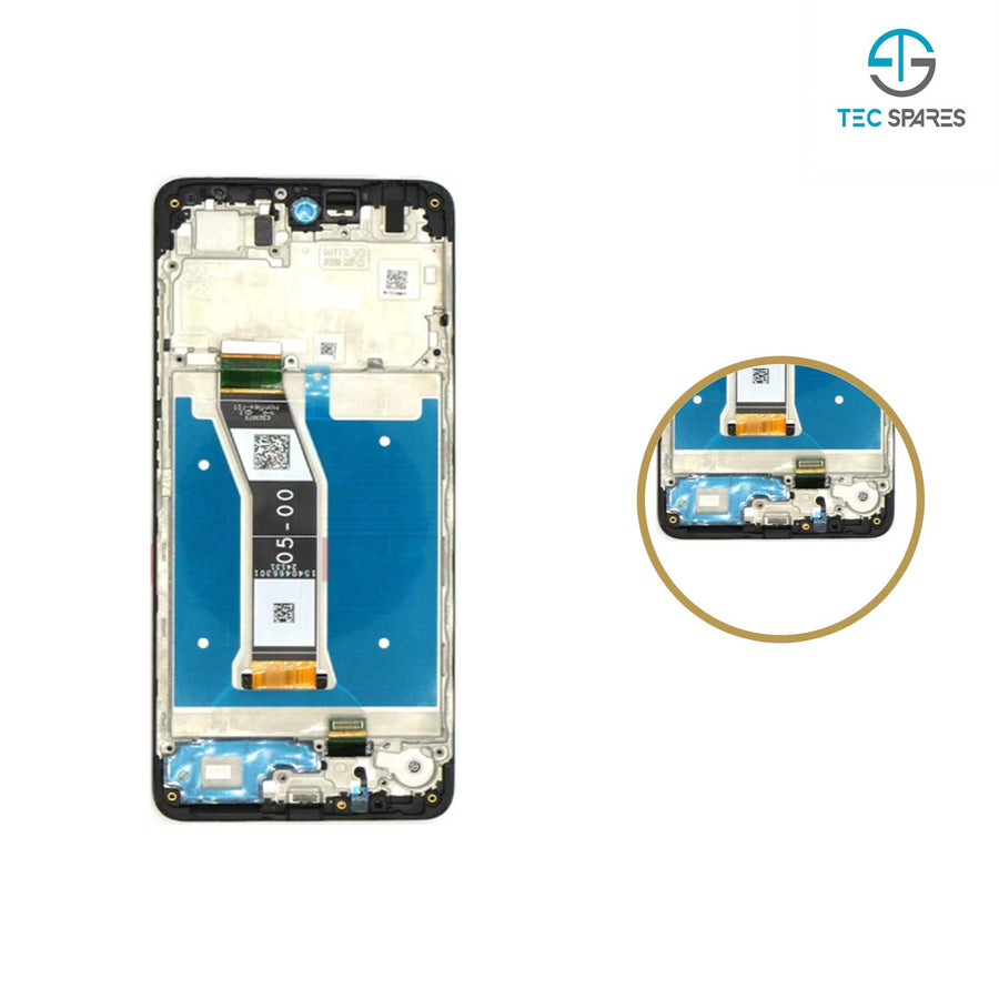 Motorola Moto E14 2024 Replacement LCD Display Touch Screen Digitizer + Frame