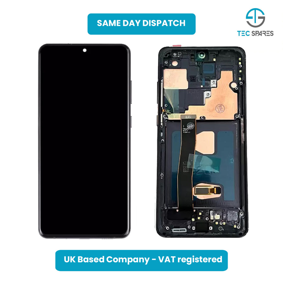 Samsung Galaxy S20 Ultra SM-G988 LCD Screen Display Digitizer +Frame OLED