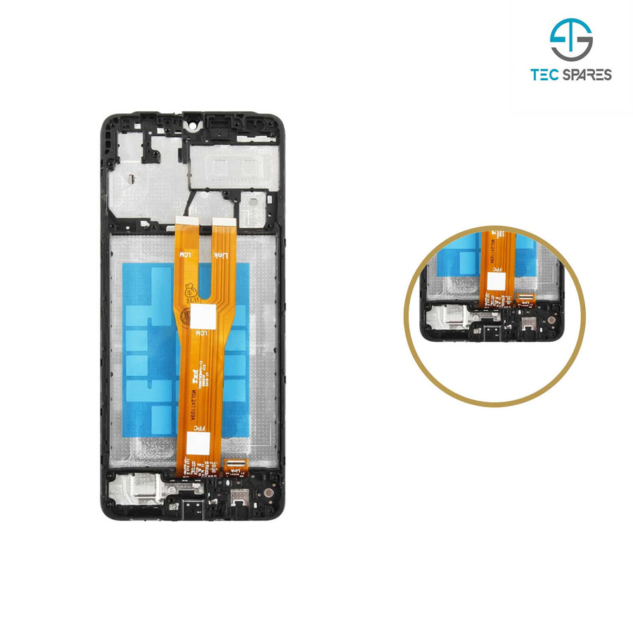 Samsung Galaxy A06 4G SM-A065 Replacement LCD Display Screen Touch Digitizer +Frame