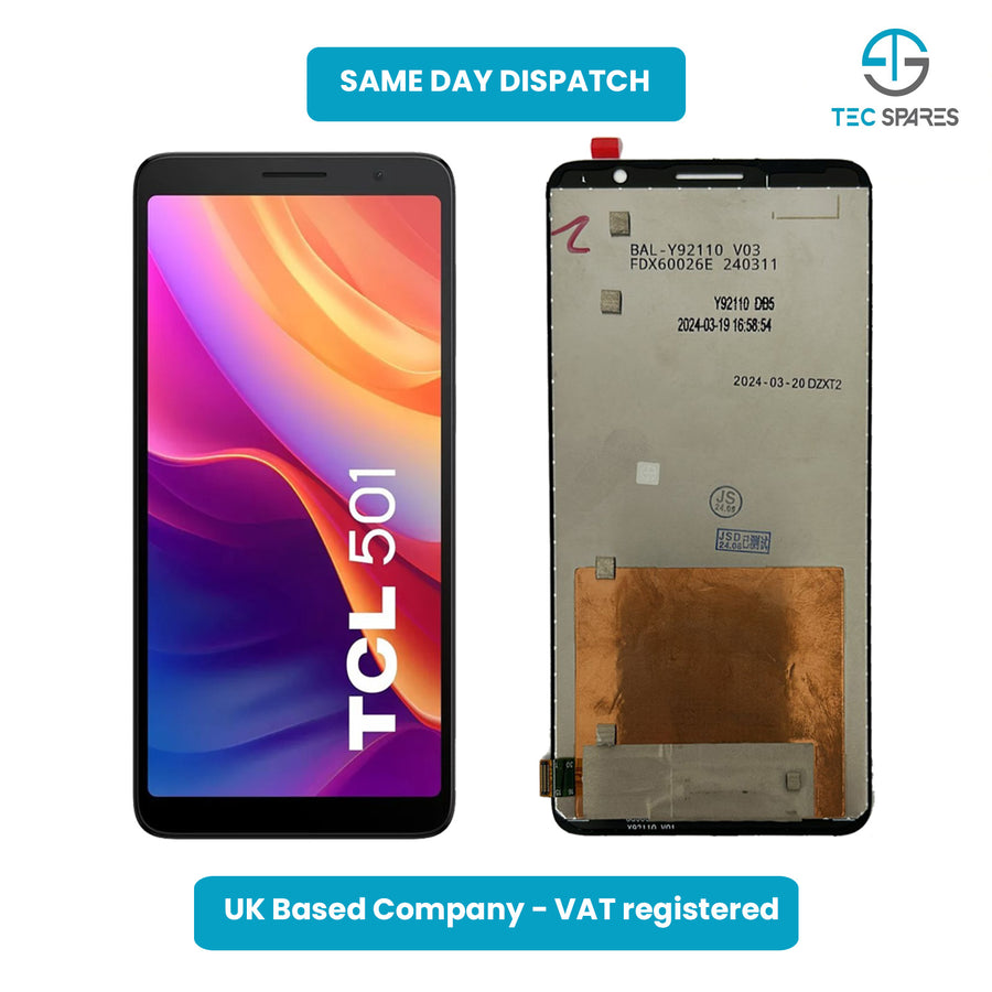 TCL 501 T433D Replacement LCD Display Touch Screen Digitizer NO FRAME Assembly