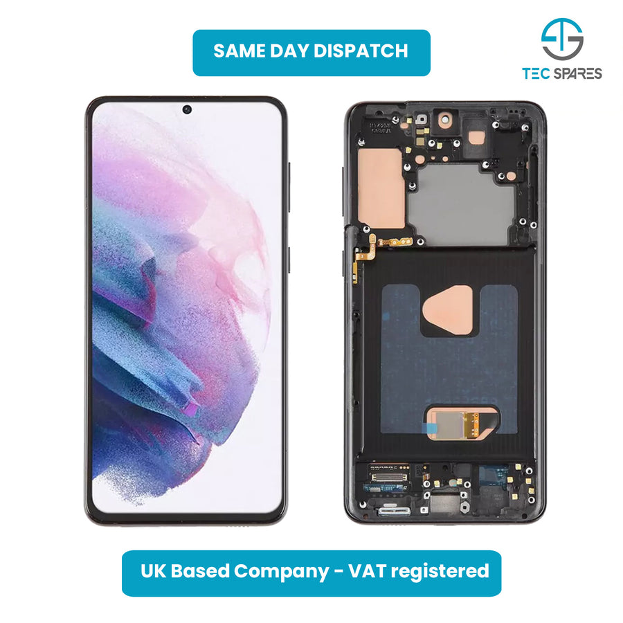 Samsung Galaxy S21 Plus 5G SM-G996 LCD Screen Display Digitizer OLED +Frame