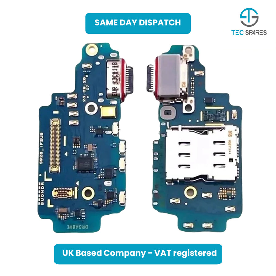 Samsung Galaxy S24 Ultra 5G S928 Charging Charge Port Dock Board PCB Microphone