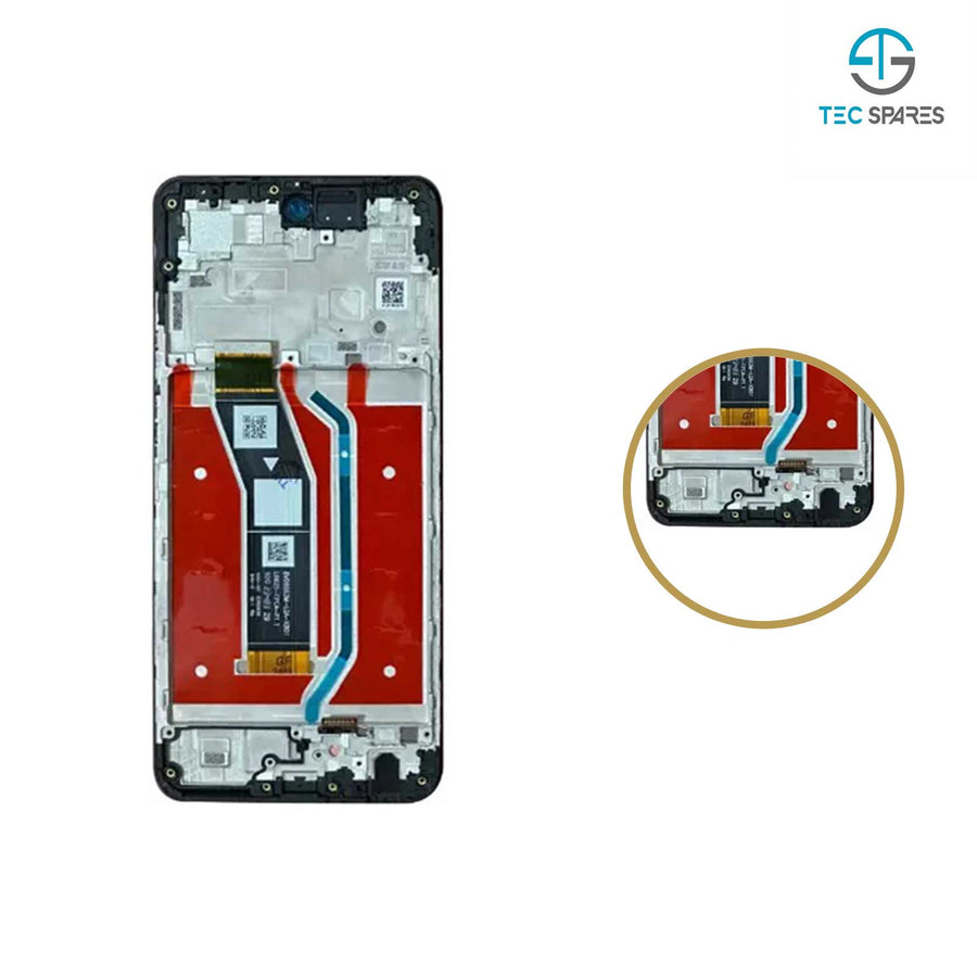 Motorola Moto G24 XT2423-1 LCD Display Touch Screen Digitizer With Frame